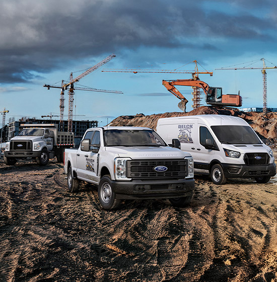 Ford commercial vehicles at Airport Ford